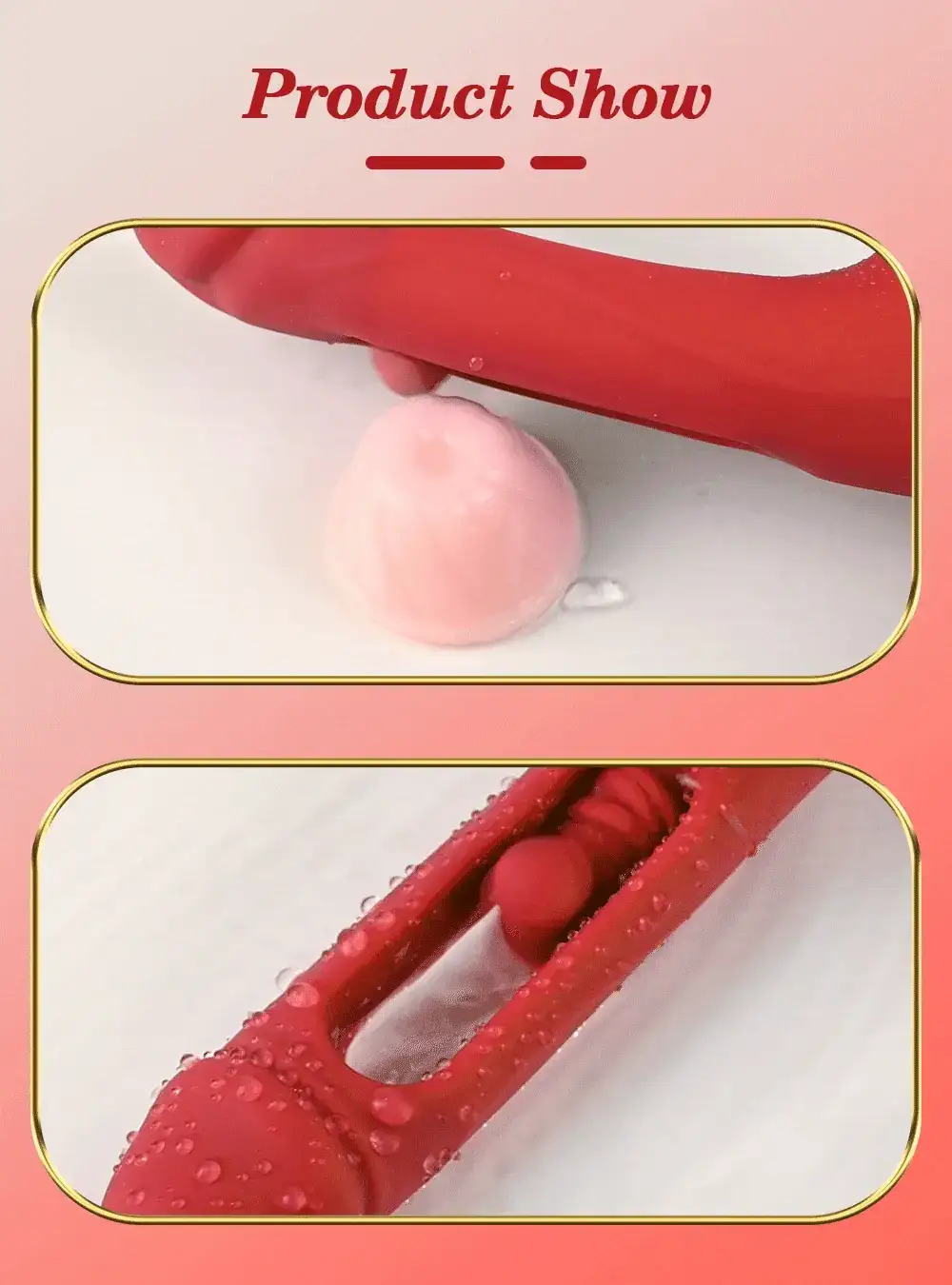 estimulador dual silicona medica rosa