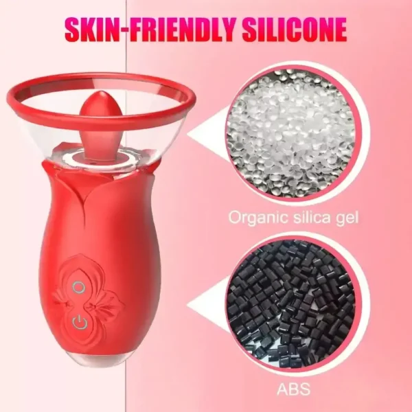 estimulador oral silicona médica impermeable