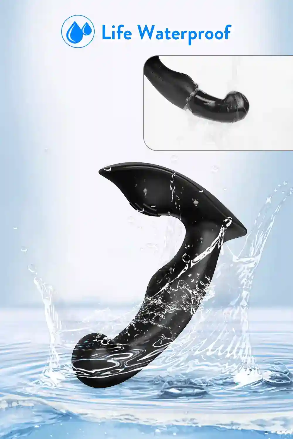estimulador prostatico silicona medica impermeable