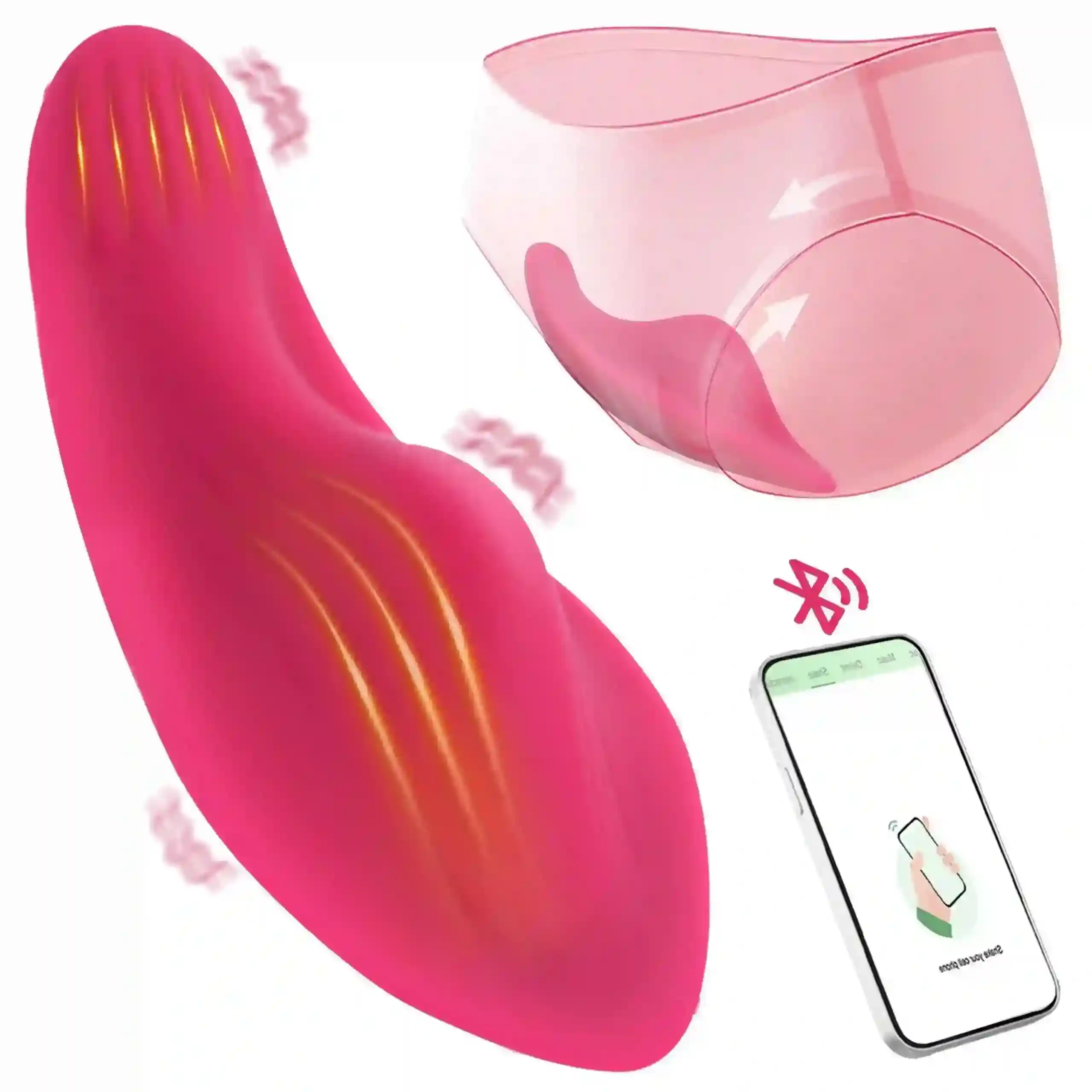 estimulador punto g forma mariposa discreto