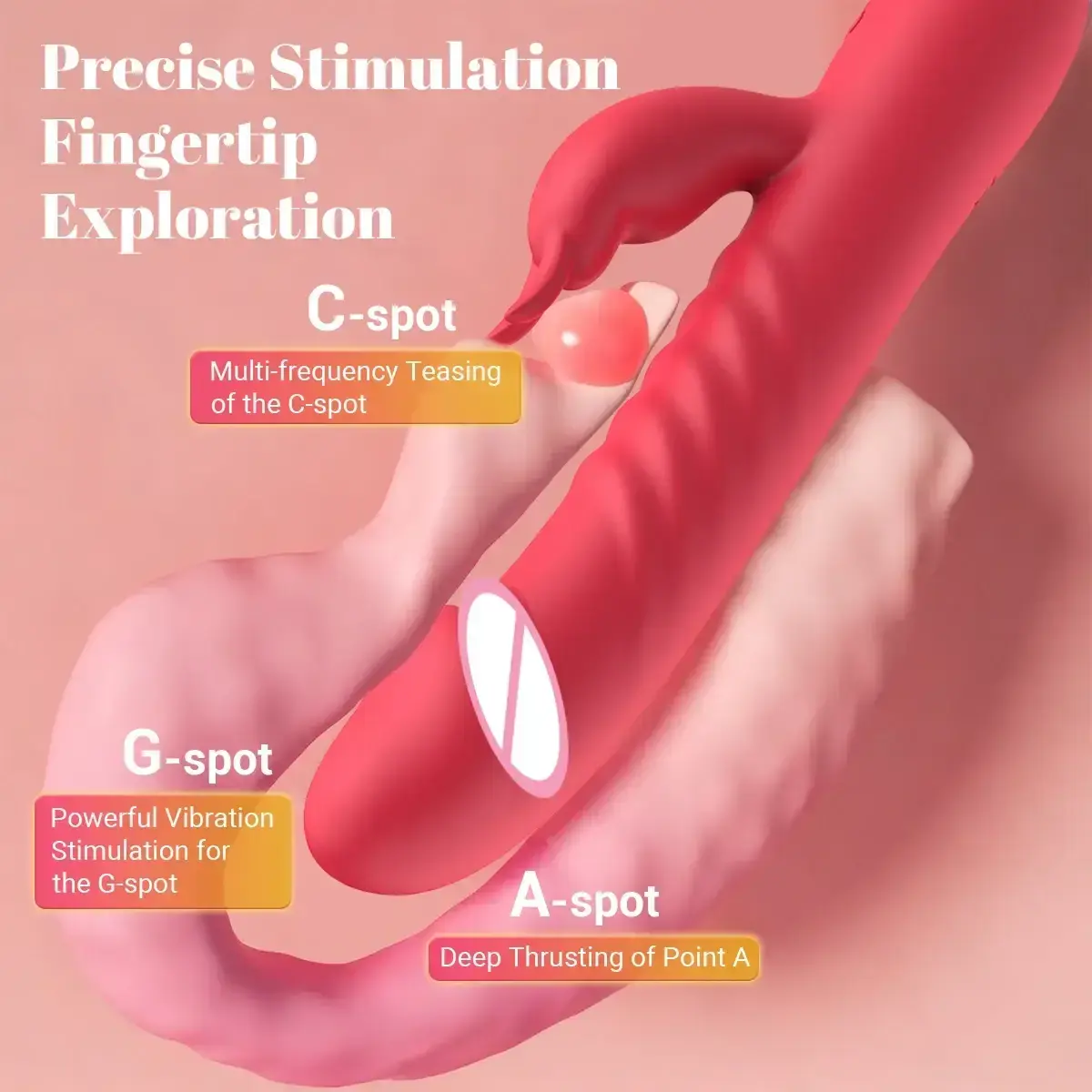 estimulador punto g silicona medica curvado
