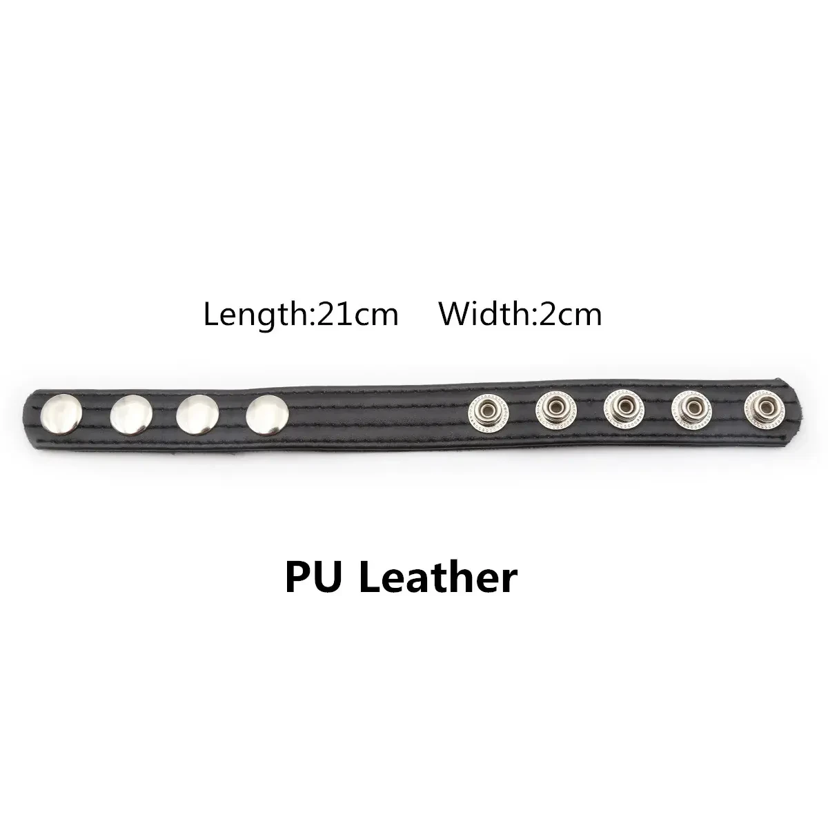 estirador testiculos ajustable pvc negro