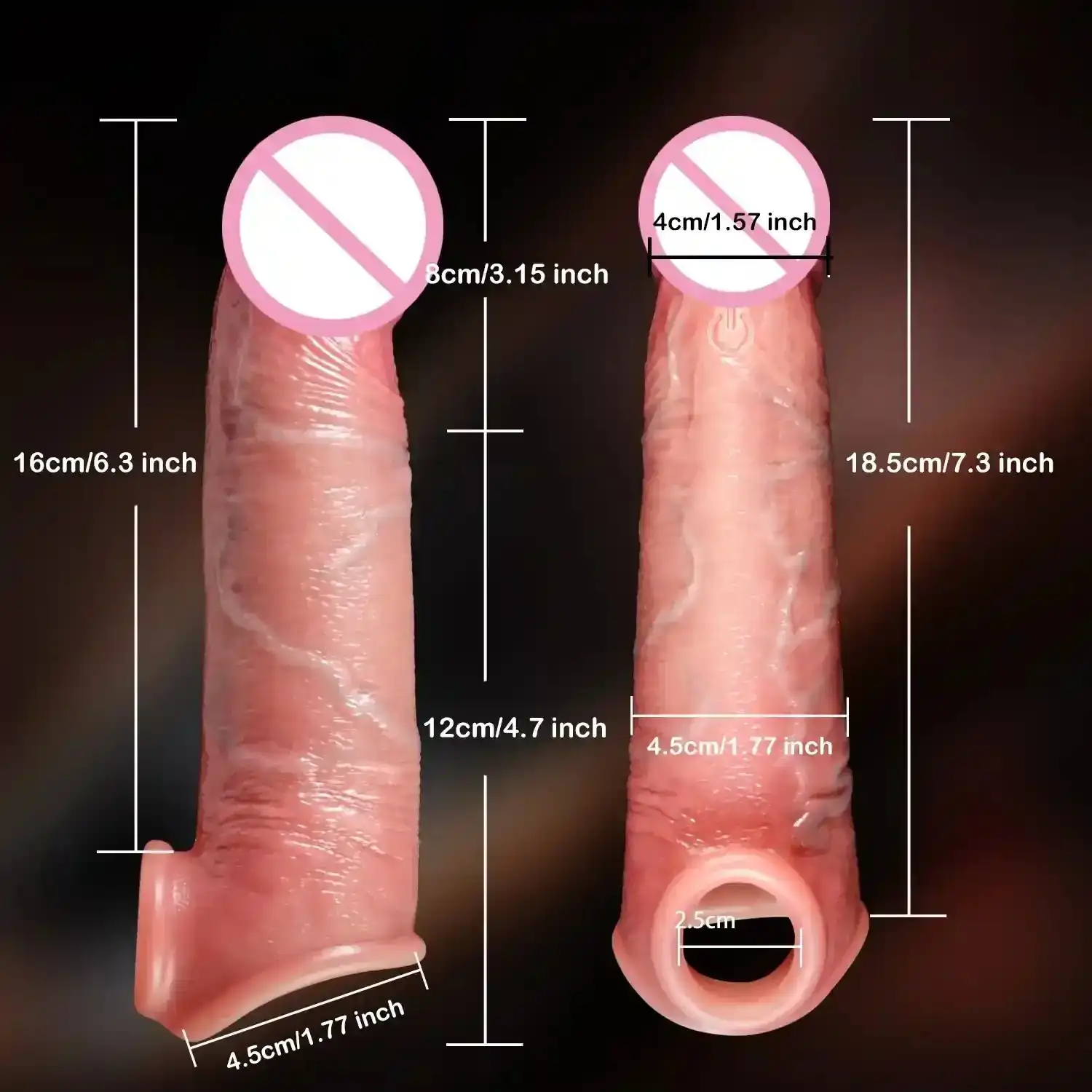 extensor anal silicona realista grueso