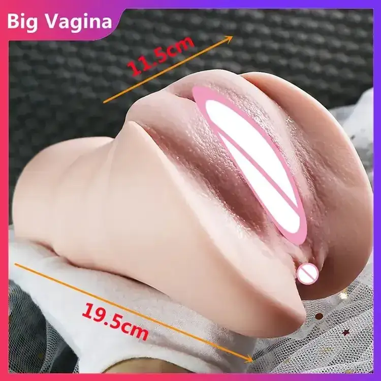 funda realista silicona doble orificio
