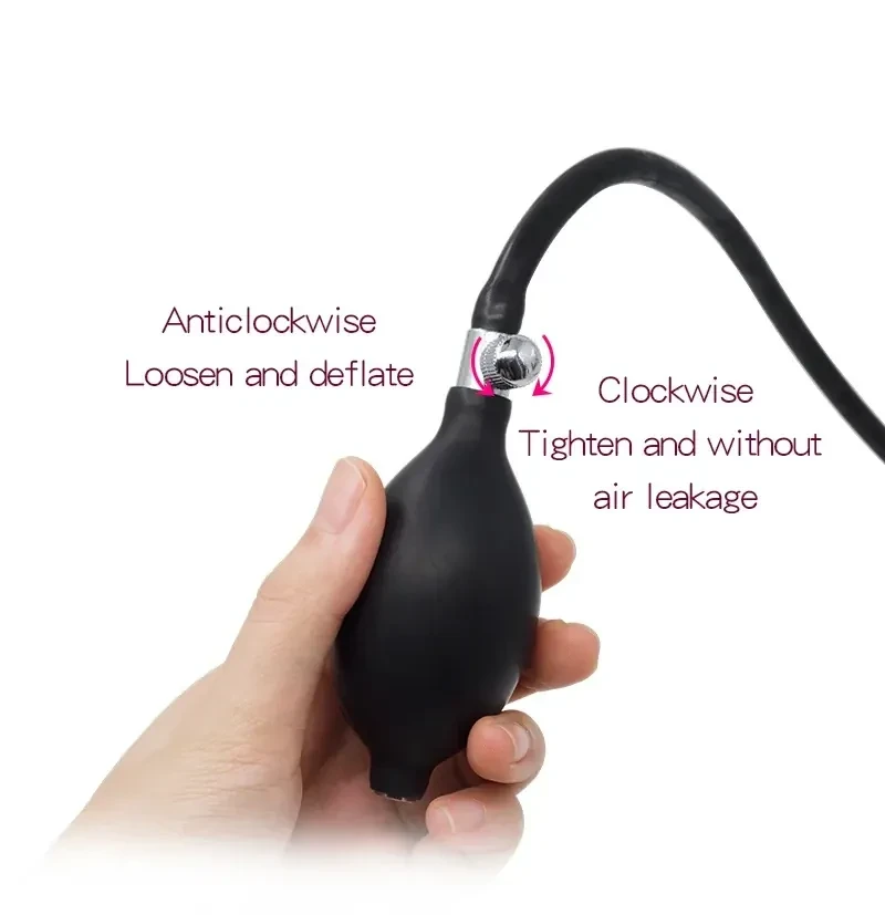 gag inflable para juegos de bondage