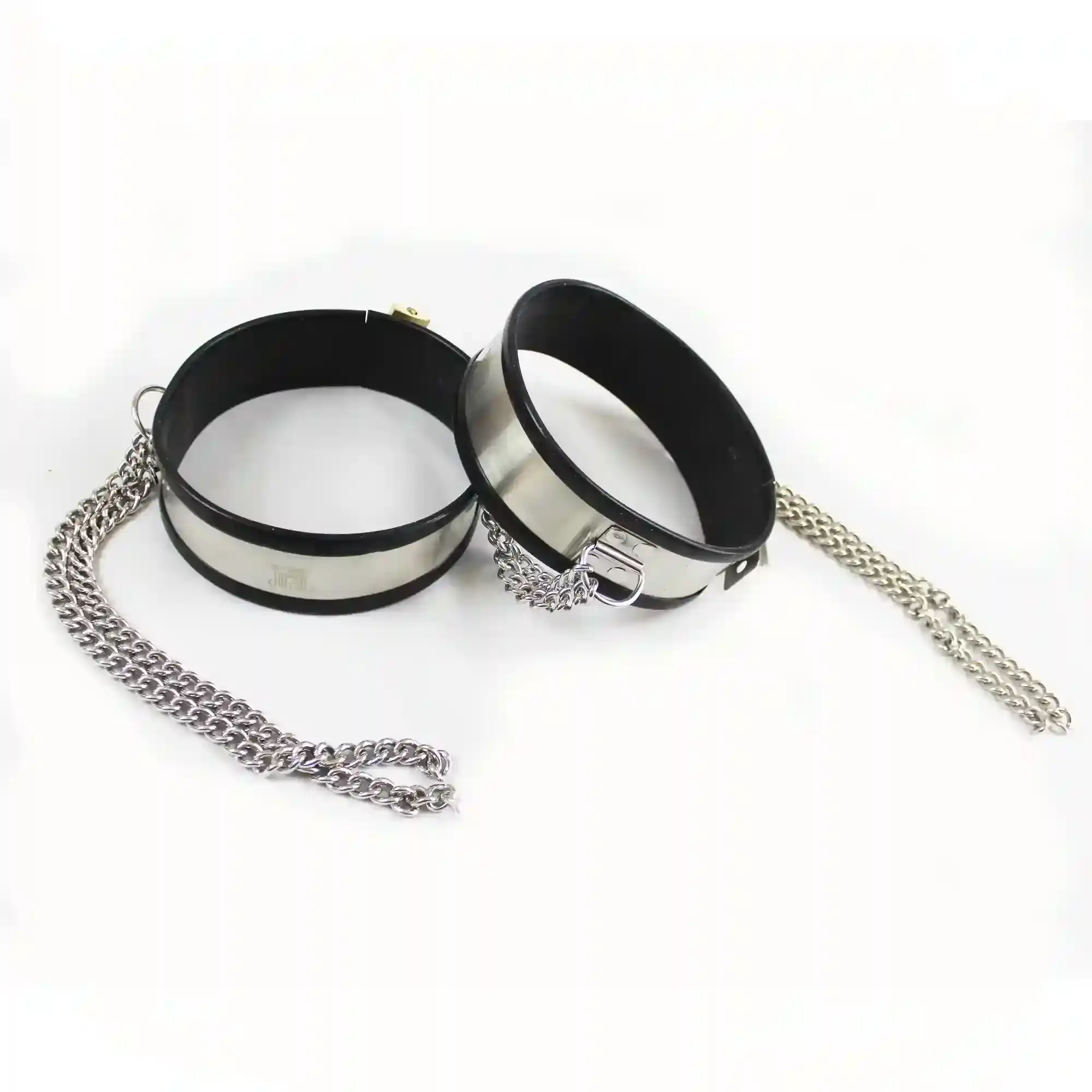 grilletes para muslos bdsm acero inoxidable