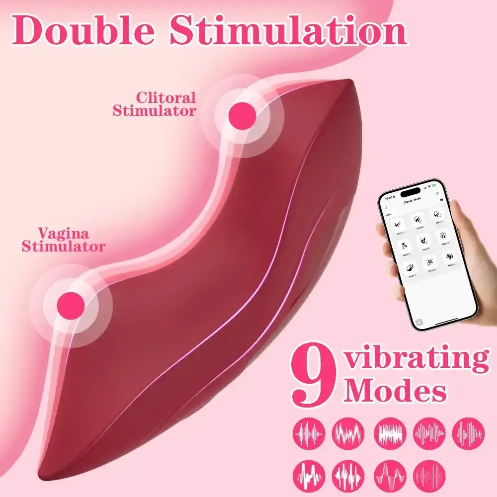 huevo vibrador clitoriano doble estimulacion