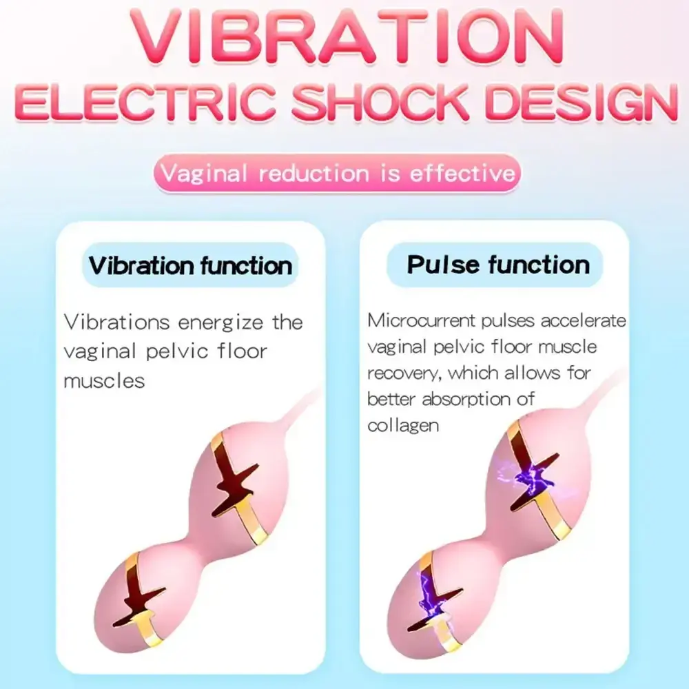 huevo vibrador para reducción vaginal femenino