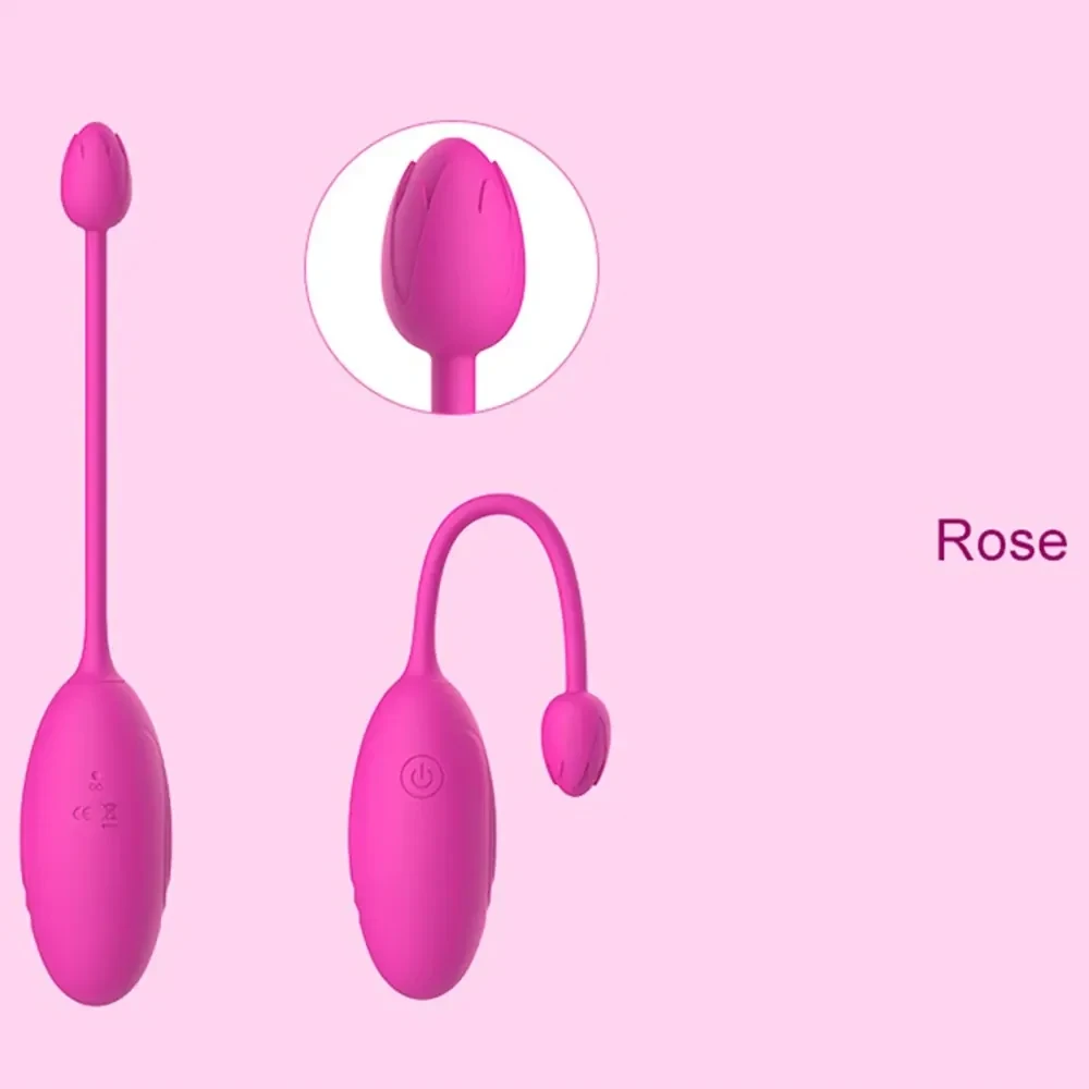 huevo vibrador silicona medica rosa control remoto