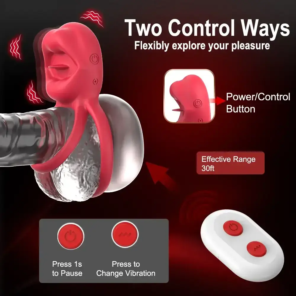isensualflow es anillo vibrador rosa de silicona para parejas