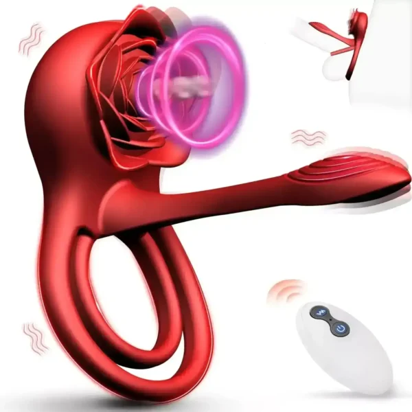 isensualflow es anillo vibrador rosa para punto G