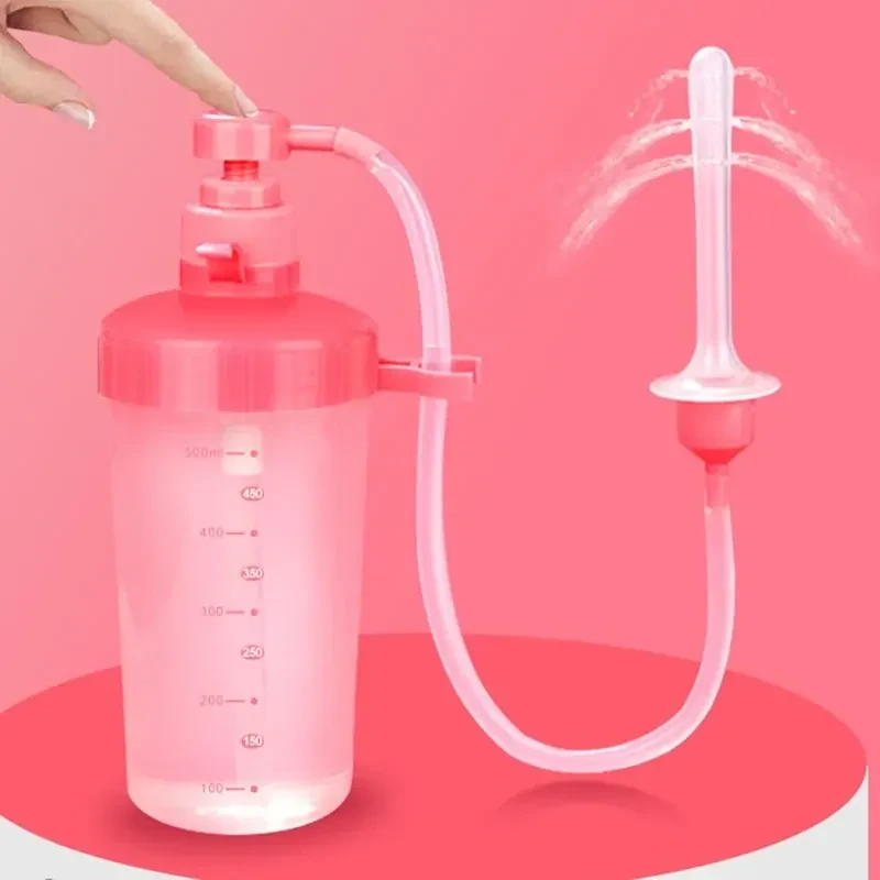 isensualflow es botella de ducha anal de plastico