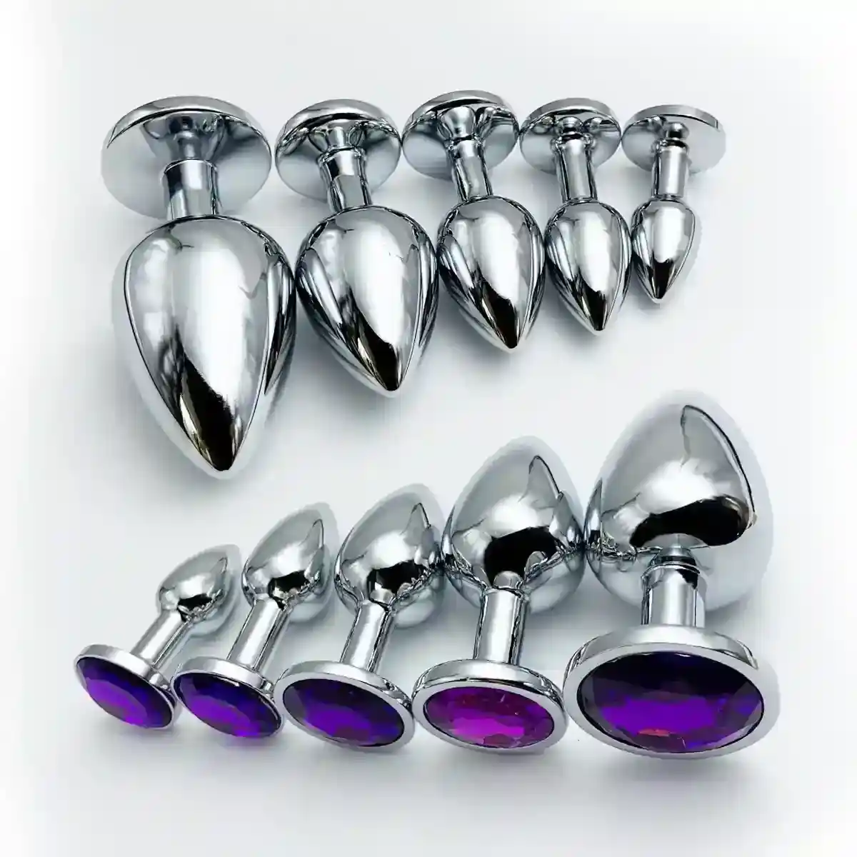 isensualflow es dilatador anal aluminio frio morado profundo