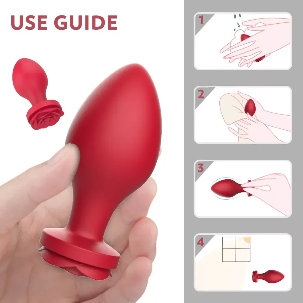 isensualflow es dilatador anal silicona medica rosa