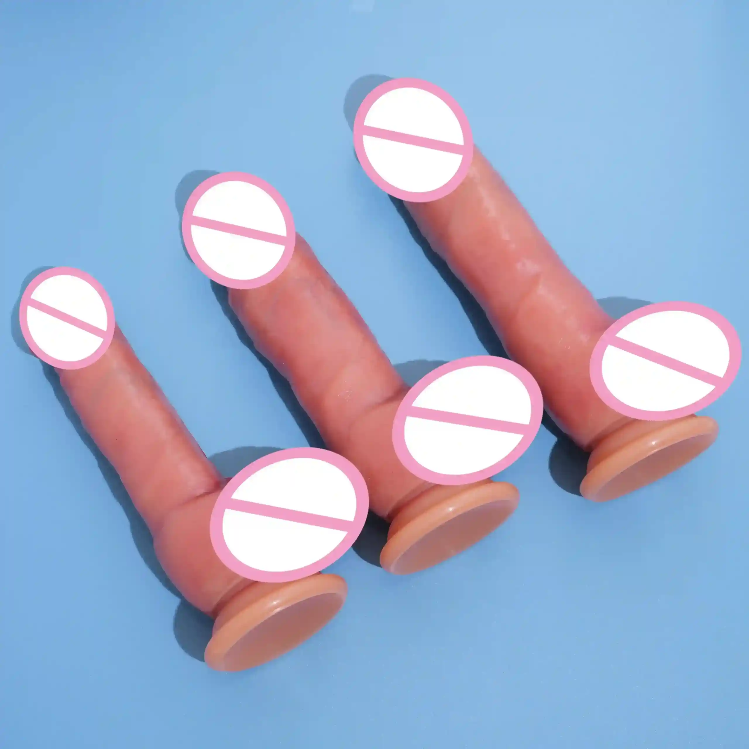 isensualflow es dildo realista silicona medica con ventosa