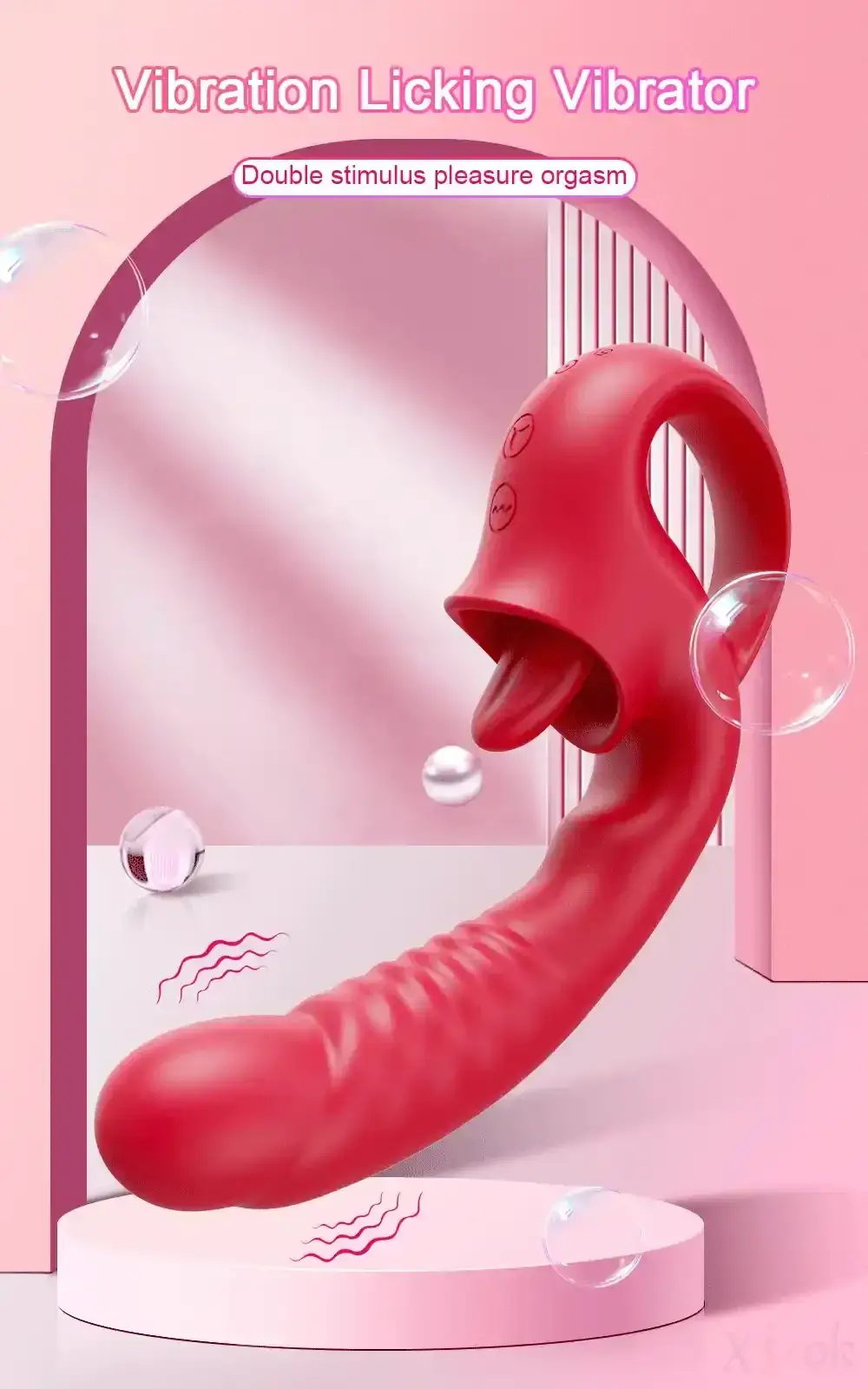 isensualflow es dildo silicona lengua vibrador punto g
