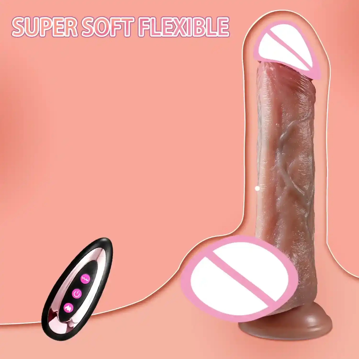 isensualflow es dildo telescopico de silicona realista