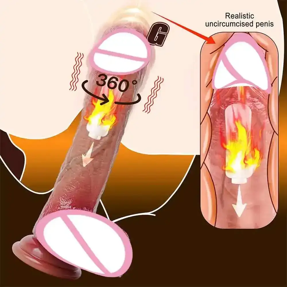 isensualflow es dildo vibrador recargable con rotación 360
