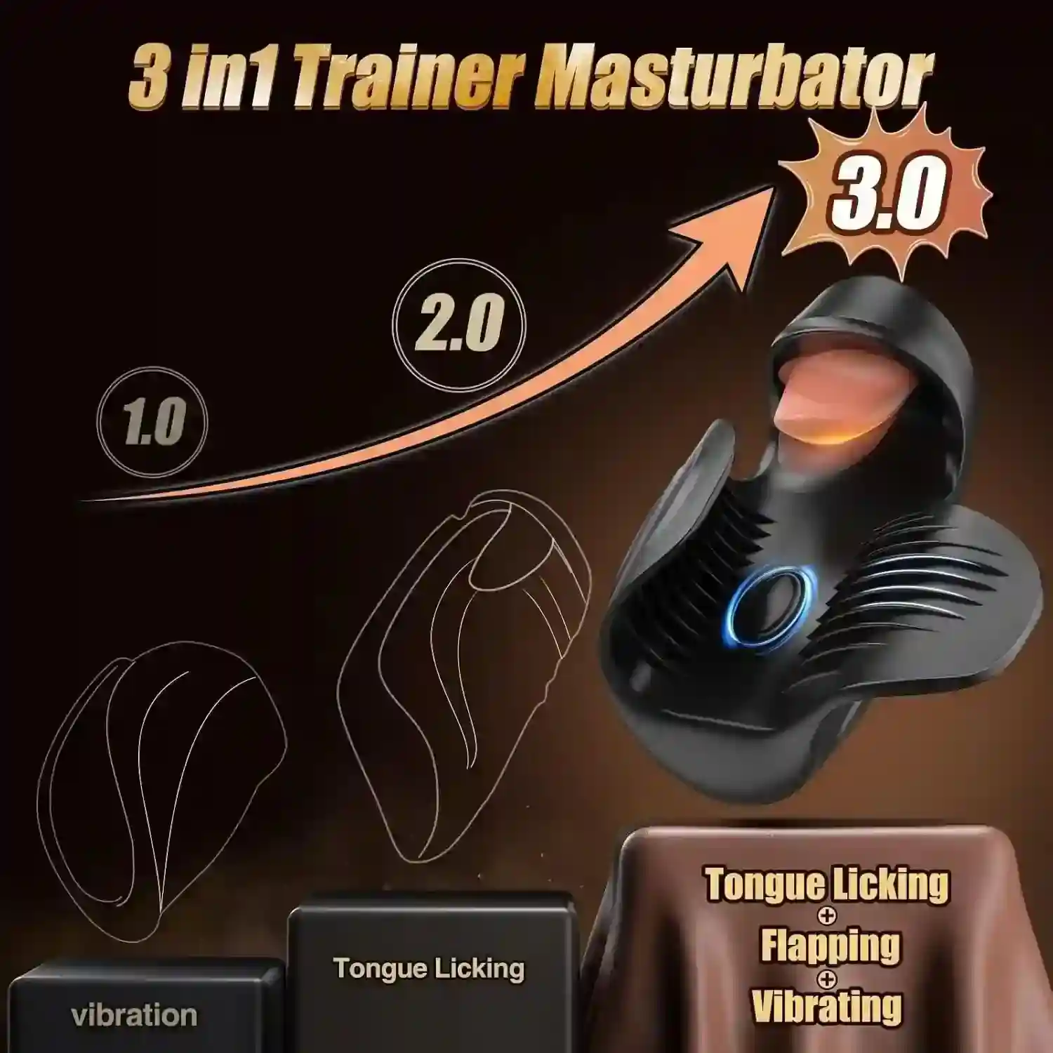 isensualflow es estimulador de pene con lengua realista