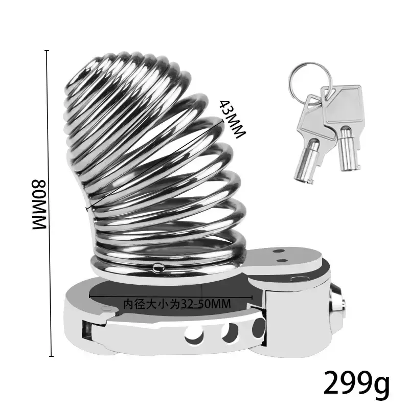 isensualflow es jaula de castidad metalica para hombre