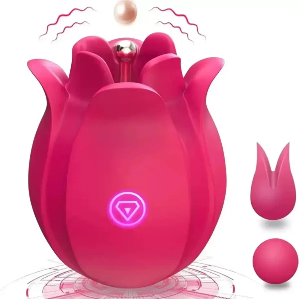 isensualflow es juguete clítoris rosa recargable discreto