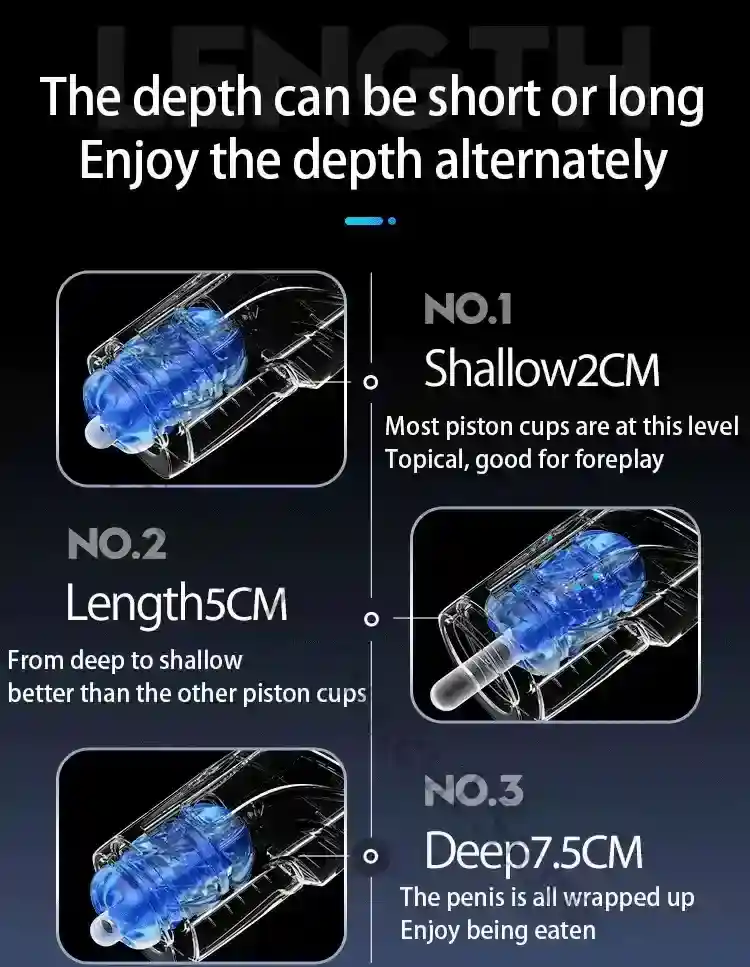 isensualflow es juguete leten con tres profundidades de insercion