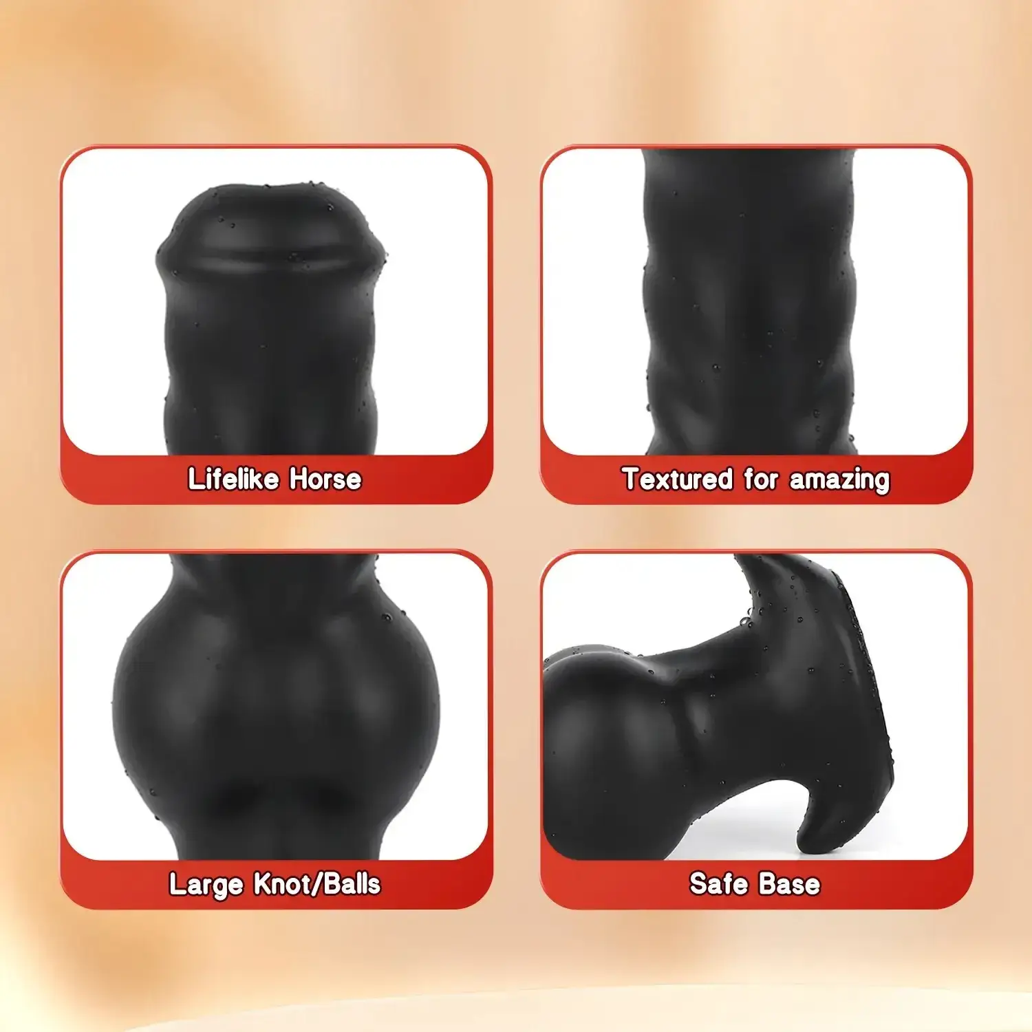 isensualflow es juguete sexual anal cola de animal realista