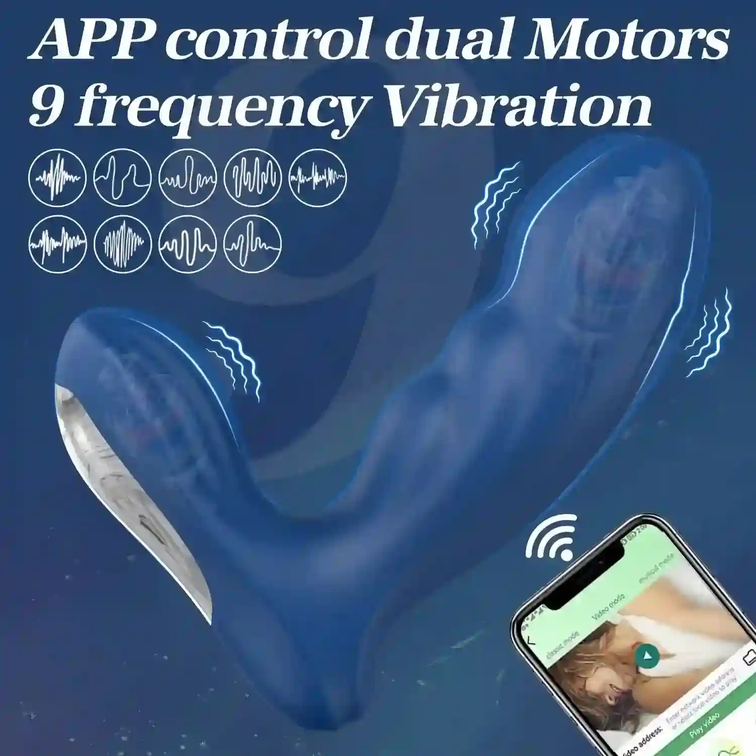 isensualflow es juguete sexual plug anal con vibración