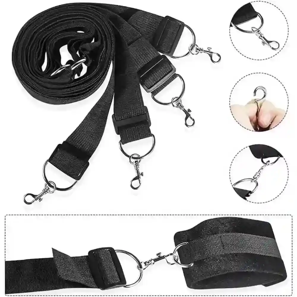 isensualflow es kit de bondage para cama negro