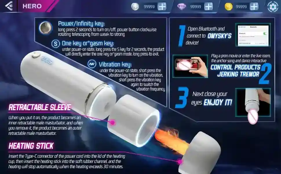 isensualflow es masturbador masculino interactivo con calentamiento