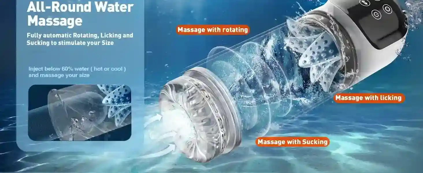 isensualflow es masturbador masculino silicona medica giratorio