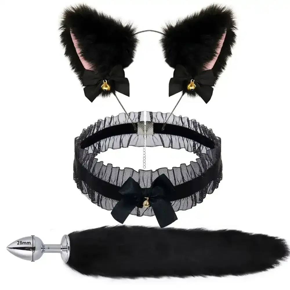 isensualflow es plug anal cola zorro orejas cosplay