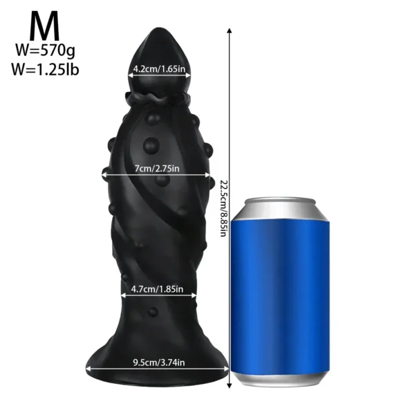 isensualflow es plug anal pvc con diseño fantasía