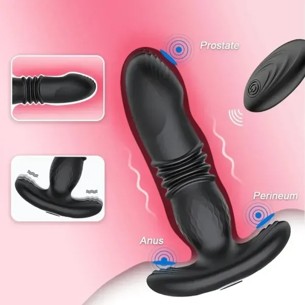 isensualflow es sextoy anal hombres silicona 10 modos