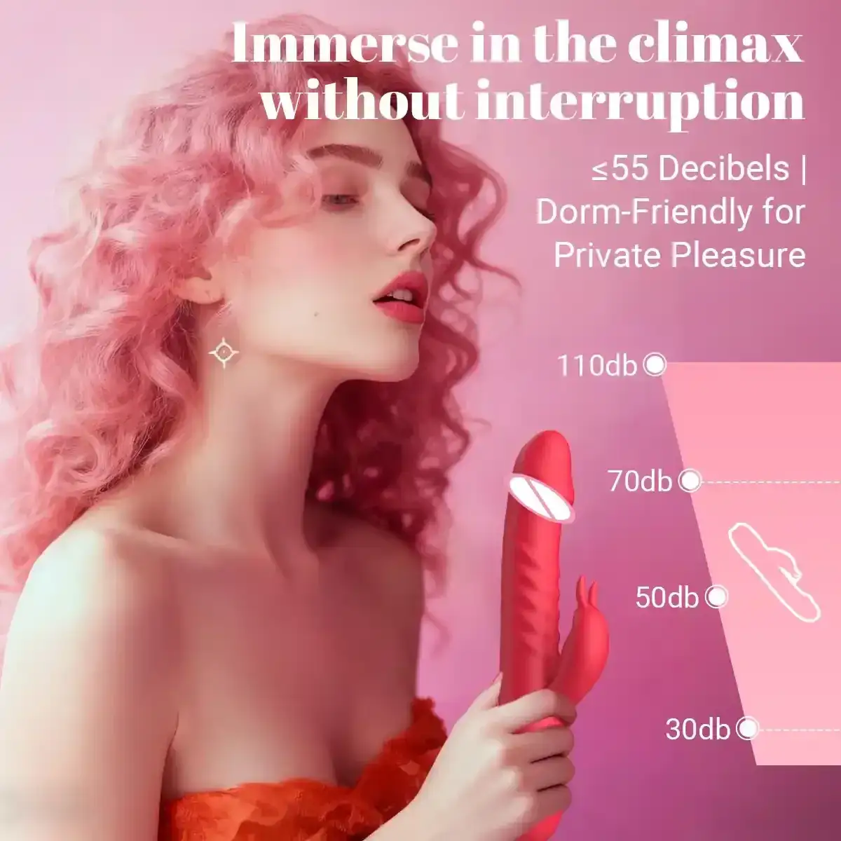 isensualflow es vibrador doble silicona medica con 5 patrones