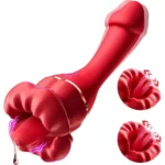 isensualflow es vibrador lengua silicona impermeable rosa