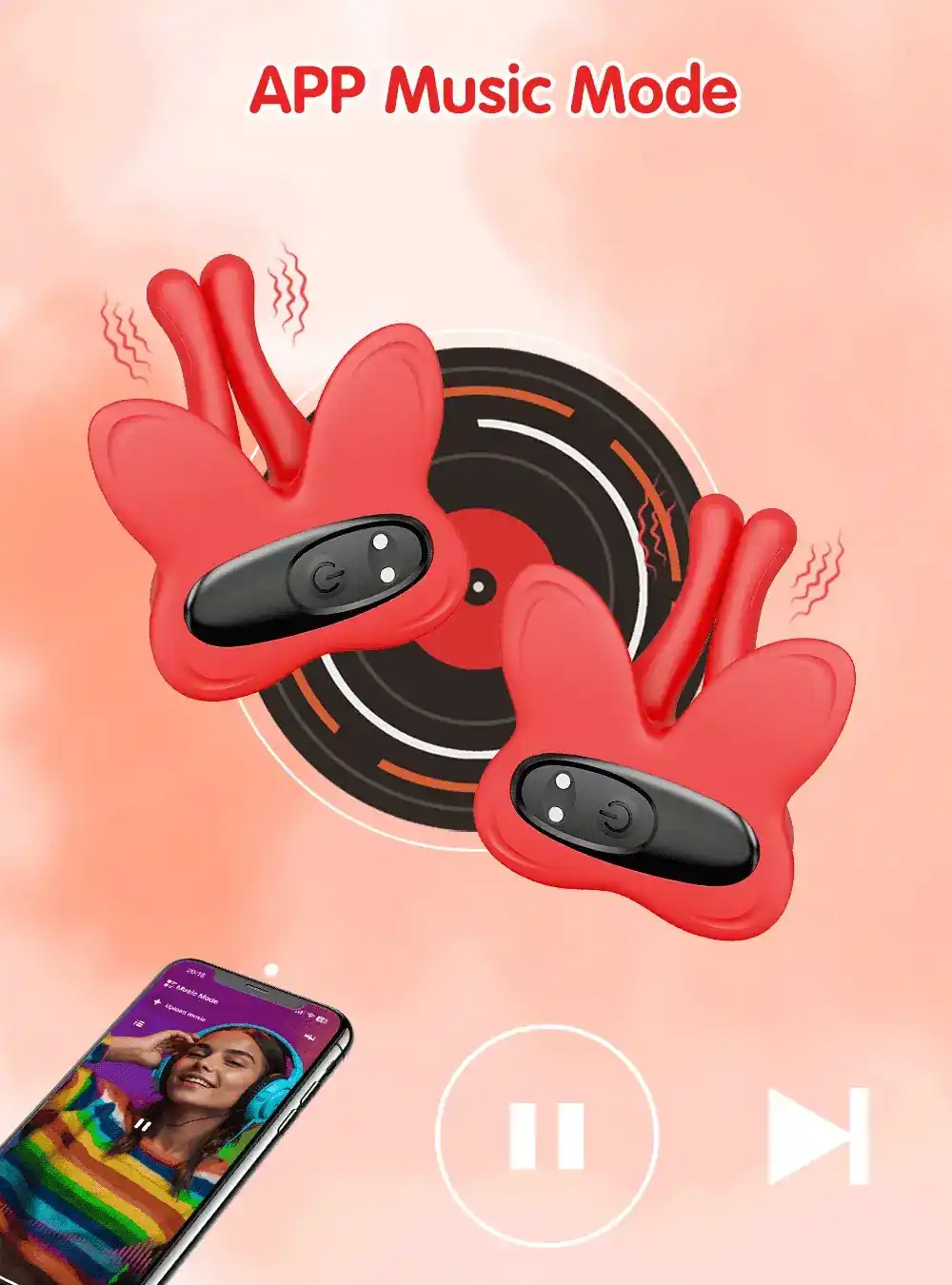 isensualflow es vibrador para pezones con app interactiva