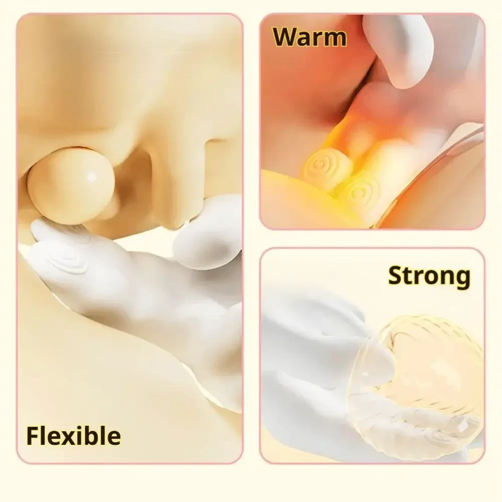 isensualflow es vibrador punto g silicona medica blanco