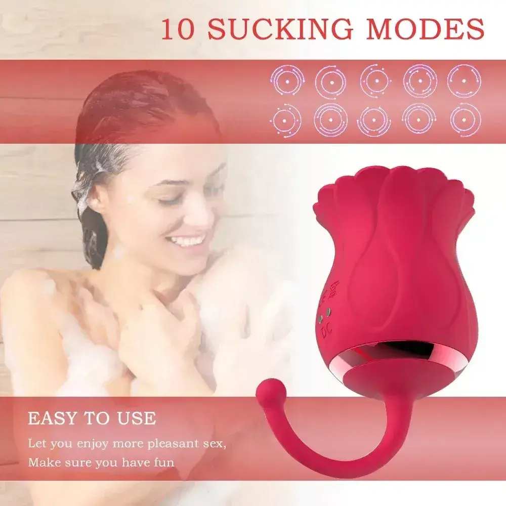 isensualflow es vibrador rosa flor silicona medica