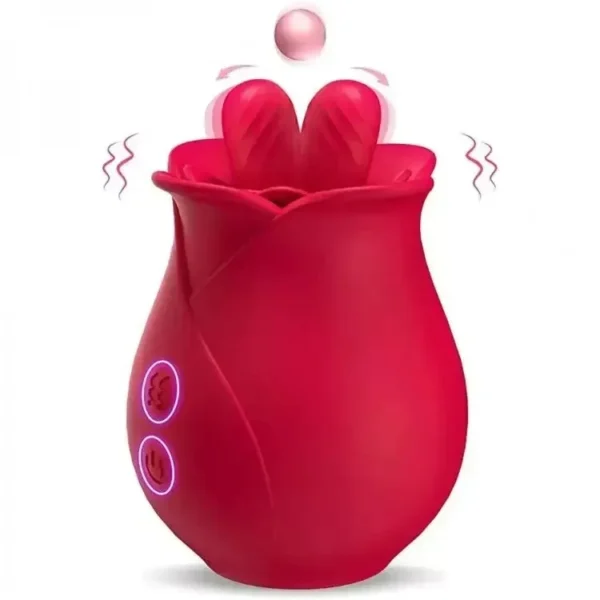 isensualflow es vibrador rosa silicona médica impermeable