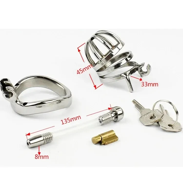 jaula genital con anillos base 4cm
