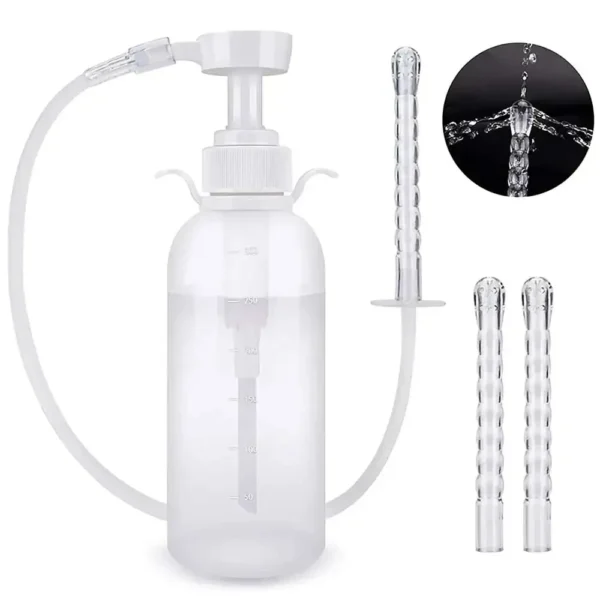 jeringa anal flexible medida 600ml