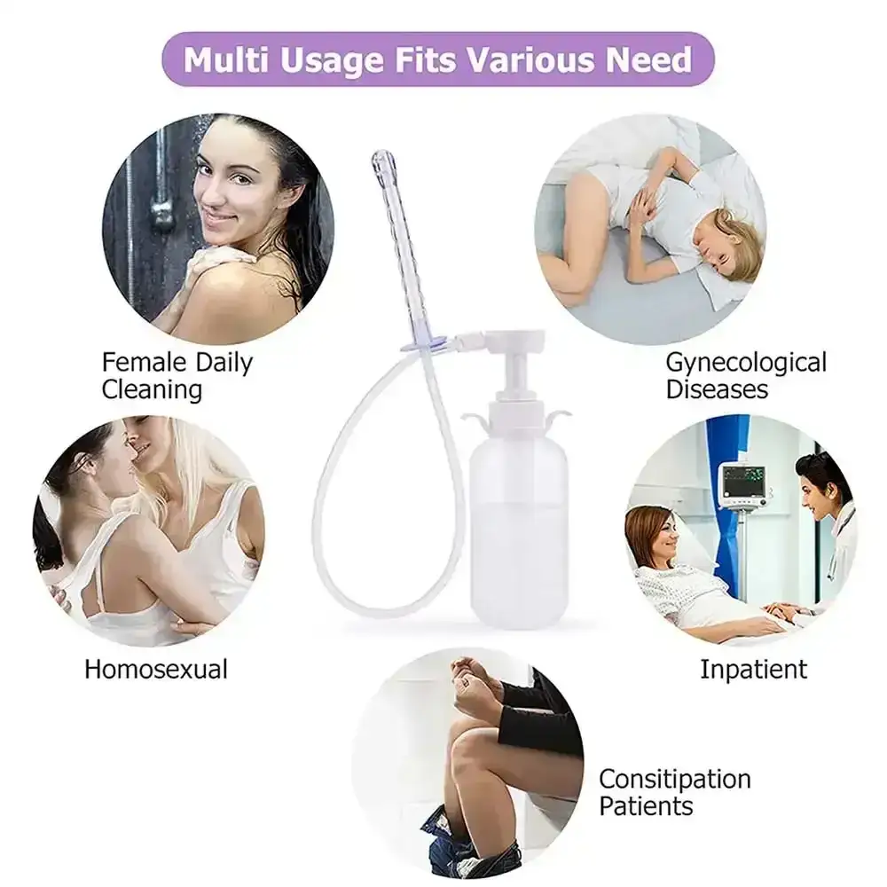 jeringa anal silicona medica higiene intima