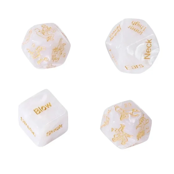 juego de dados de acrílico para encender pasión