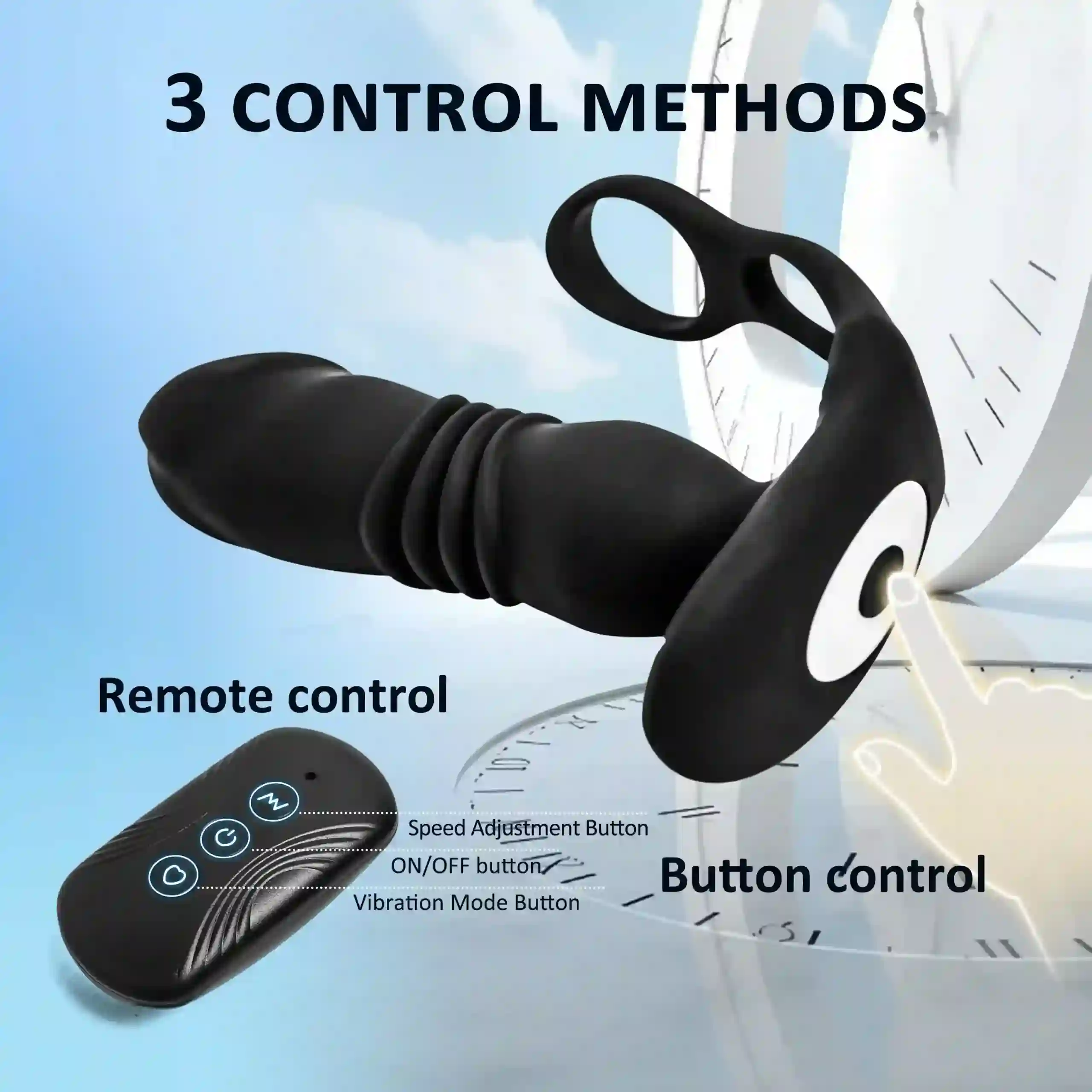 juguete anal impermeable usb recargable