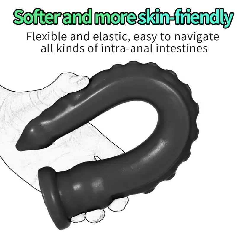 juguete anal pvc flexible ventosa segura