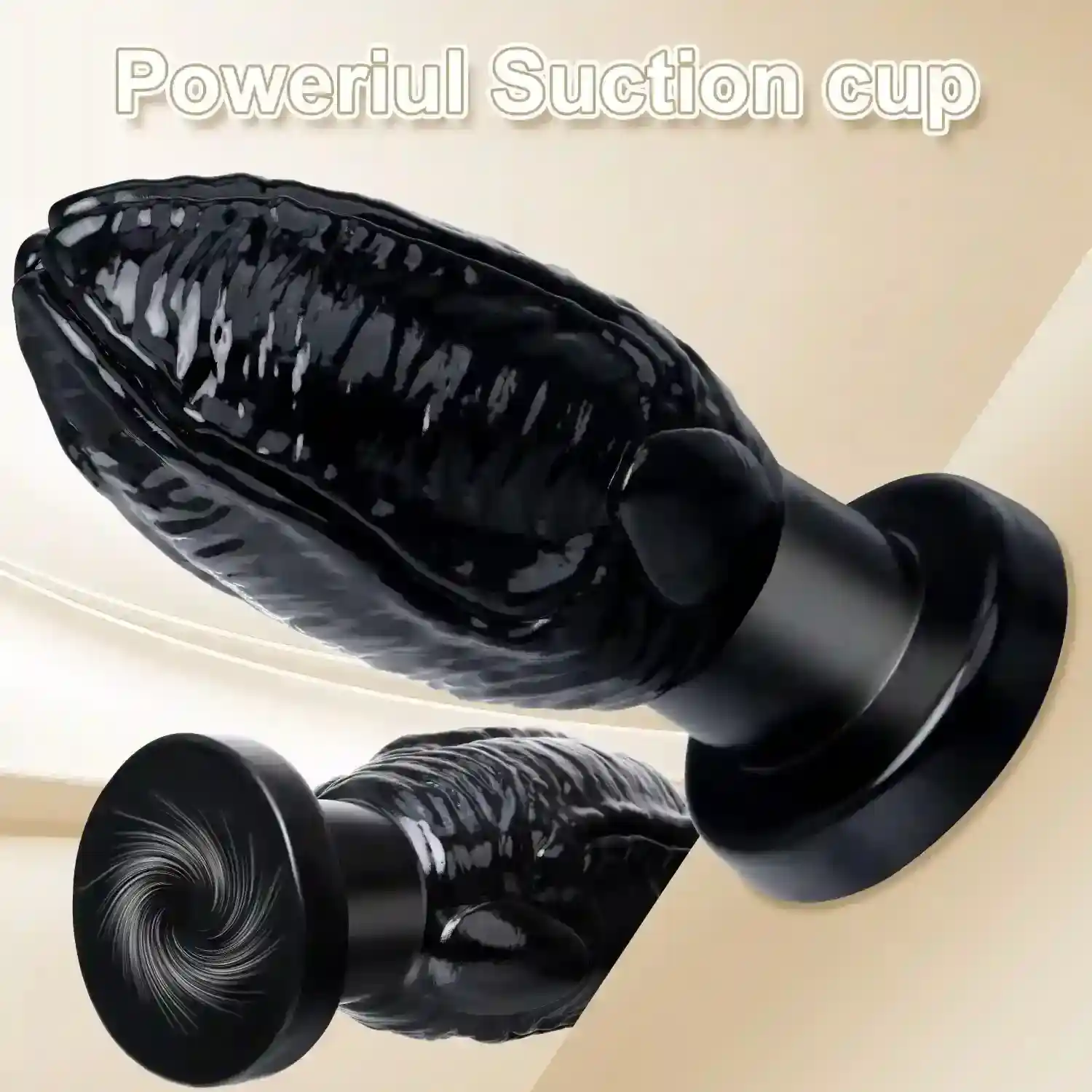 juguete anal pvc puño con diseño