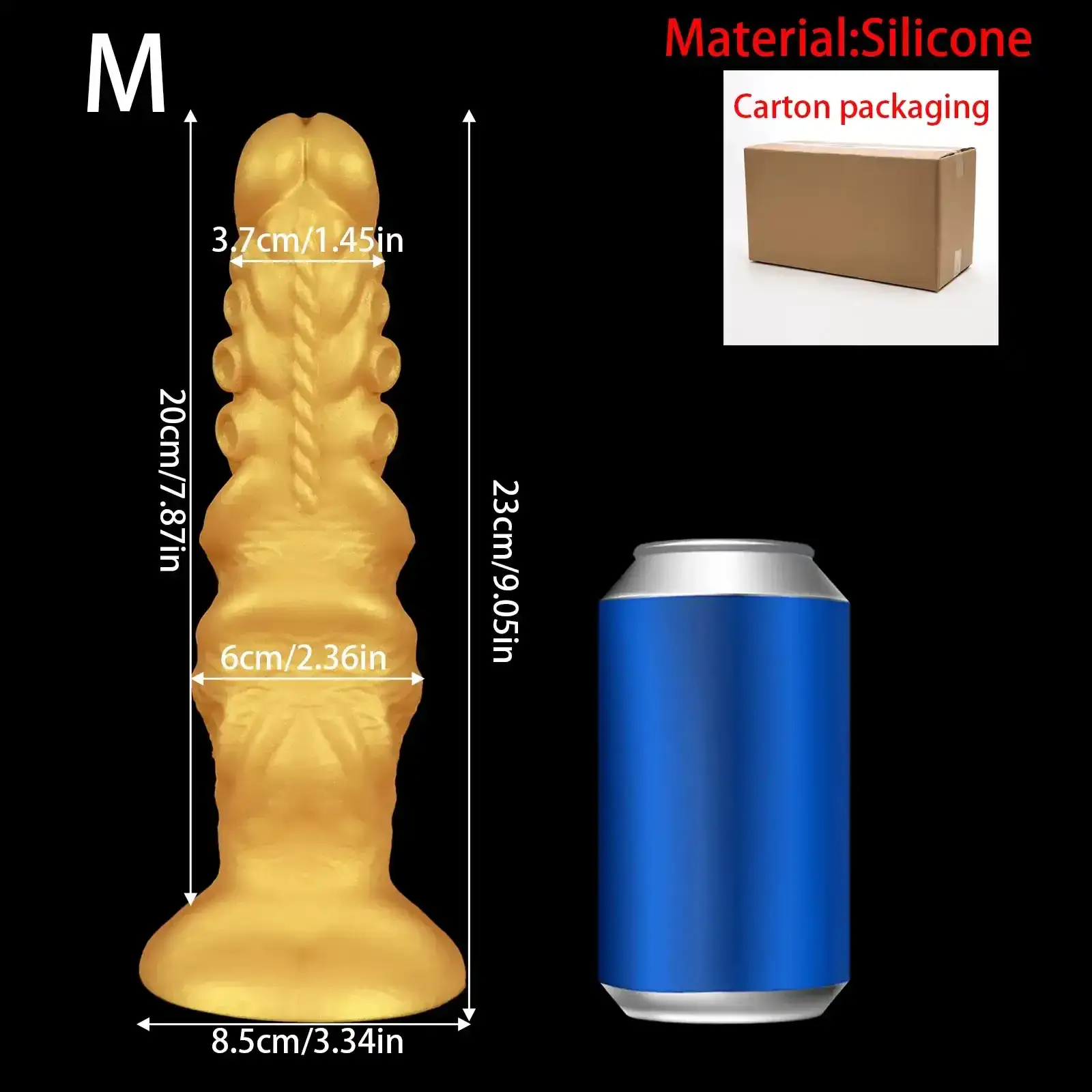 juguete anal silicona con base ventosa