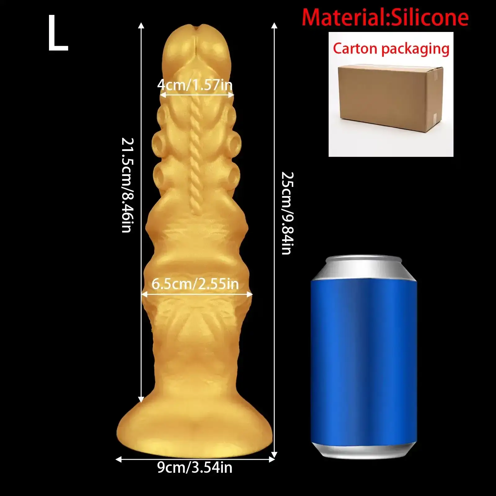 juguete anal silicona con ventosa y nudo
