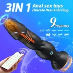 juguete anal silicona médica control remoto